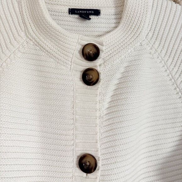 Lands’ End Cream Cardigan Women’s XL Petite (EUC) - Picture 2 of 8